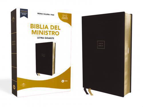 RVR60, Minister's Bible, Giant Print, Leathersoft, Black