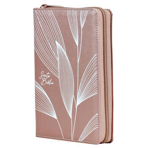 New American Standard Bible, Leathersoft, Compact Size, Rose Gold