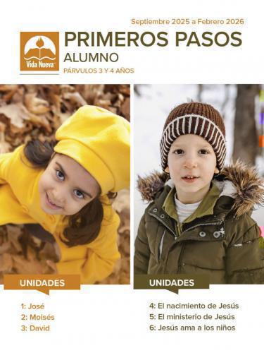 Primeros Pasos Alumno Párvulos 2 a 4 años Septiembre 2025 a Febrero 2026