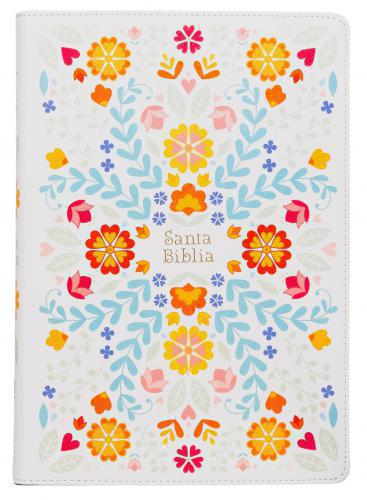 RVR1960 Bible Imitation Leather, Super Giant Size, Floral