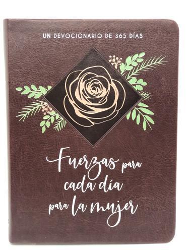 Devocional 365 dias: Fuerzas para cada dia para la Mujer, imitacion piel