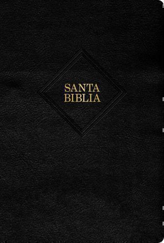 Biblia RVR1960 Tamaño Manual, Imitación Piel Color Negro con Indice