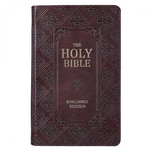 Bible KJV Giant Print Standard Imitation Leather Dark Brown Index
