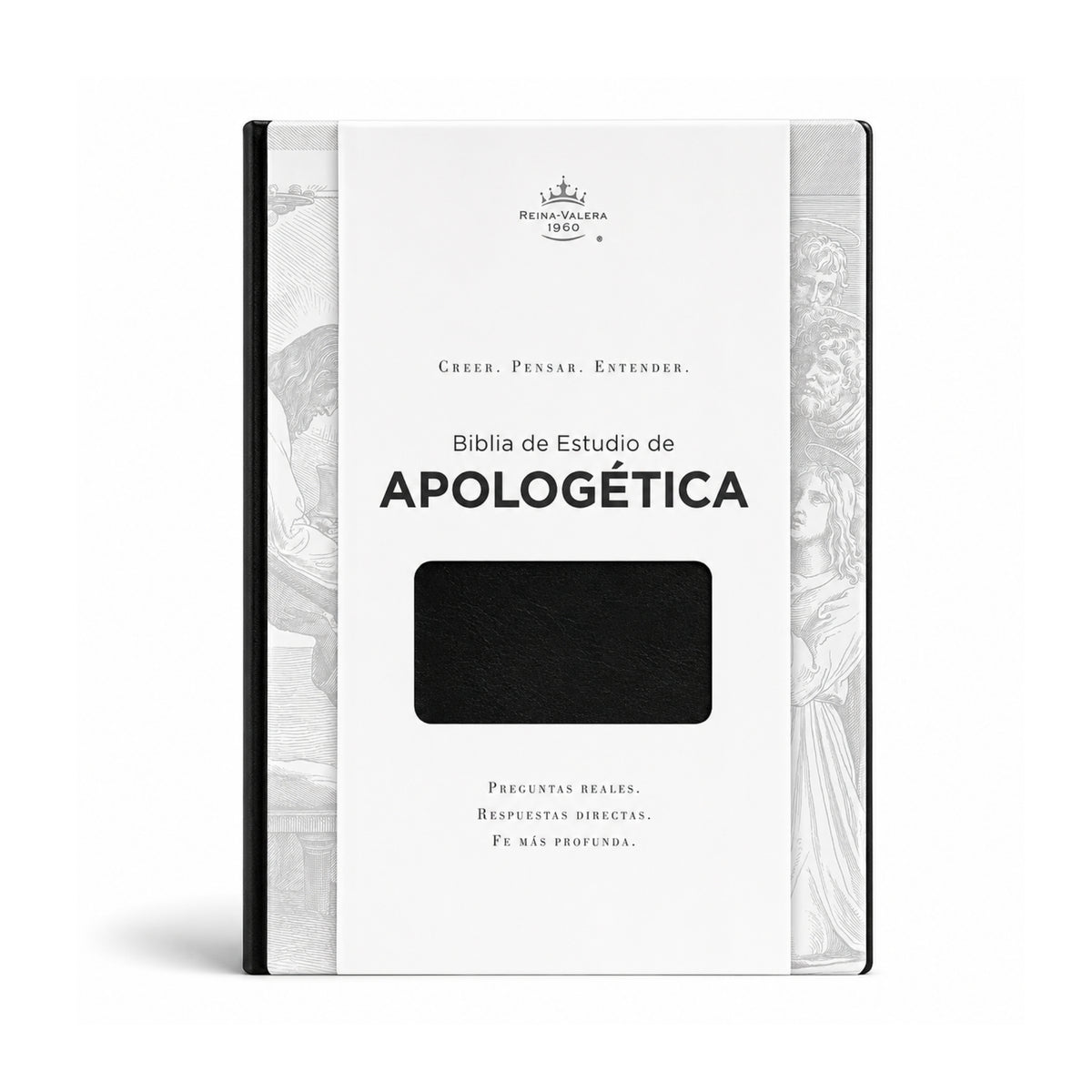 RVR60 Apologetics Study Bible Imitation Leather Black Large Print