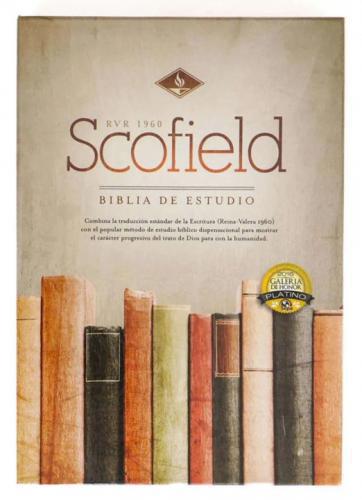 RVR60 Scofield Study Bible Imitation Leather Brown Large Print