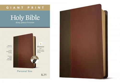 Biblia KVJ Tamaño Manual, Imitación Piel, Color Café con Indice