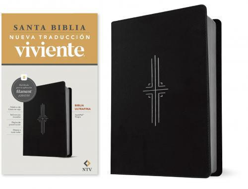 Biblia NTV Imitación Piel Tamaño Manual UltraFina, Color Negro