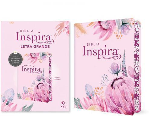 NTV Inspiring Bible, Large Print, Leathersoft, Spring Design