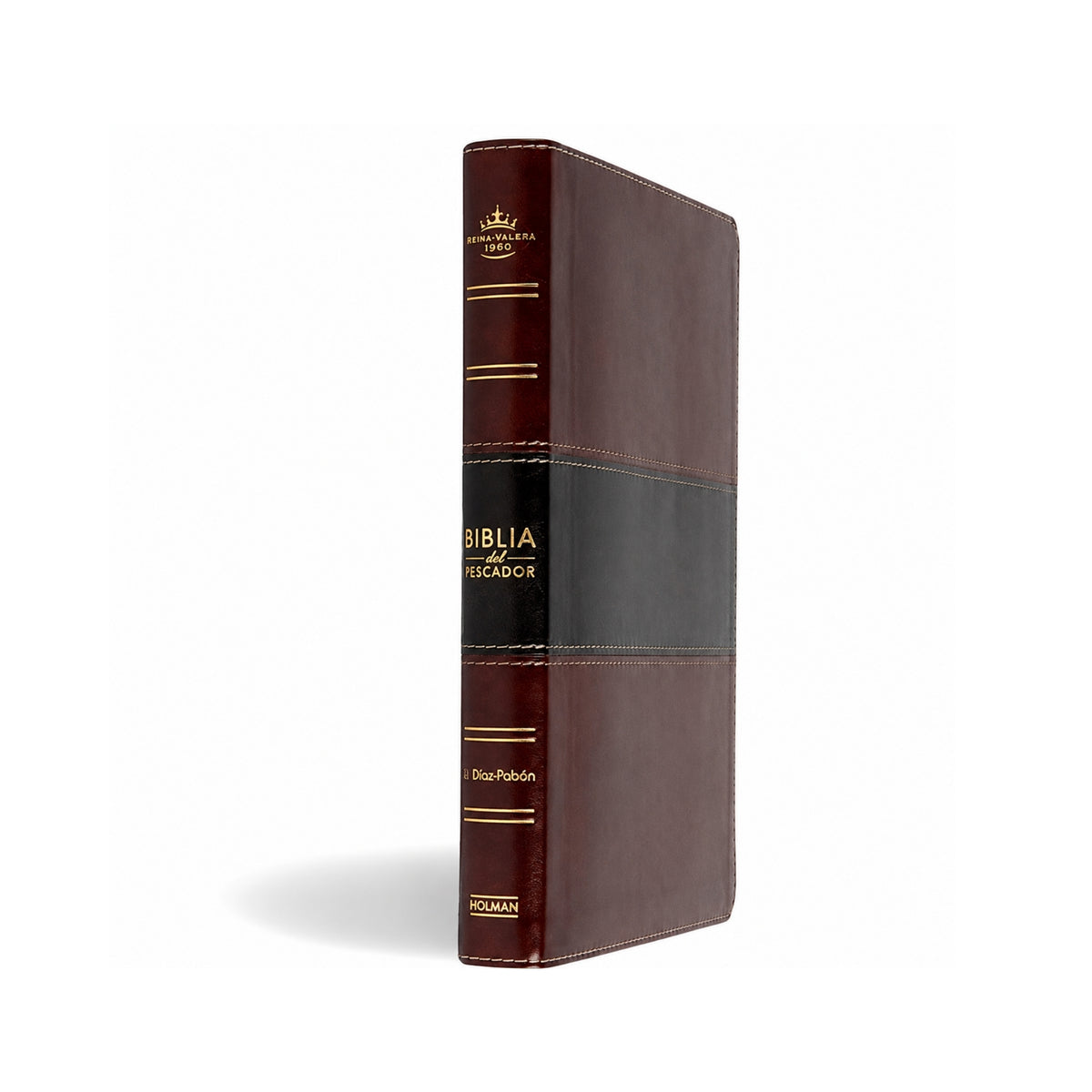 RVR 1960 Fisherman's Bible, large print, mahogany imitation leather