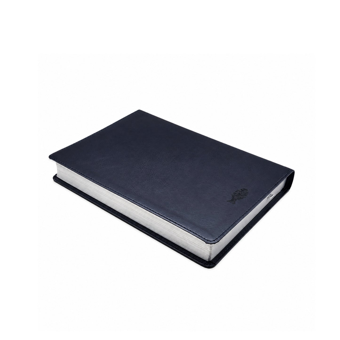 Biblia del Pescador Azul Oscuro Letra Grande Simil Piel
