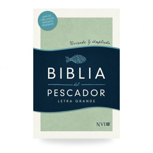 NIV Fisherman's Bible Large Print, green hardcover