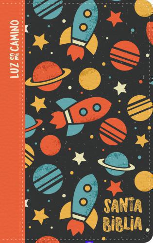 NVI Bible Light in My Path Rockets, Multicolor Leather-like Compact Size
