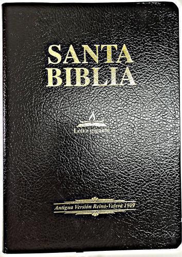 Biblia Versión Antigua Reina Valera 1909 Letra GIGANTE 14 Puntos Indice Negra