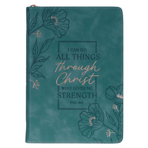 Diario Imitación Piel con Cierre - Through Christ