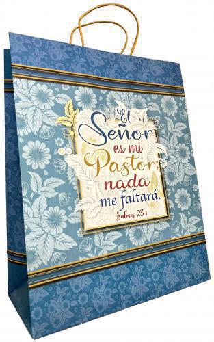 Bolsa Para Regalo, Tamaño Grande, El Senor Es Mi Pastor