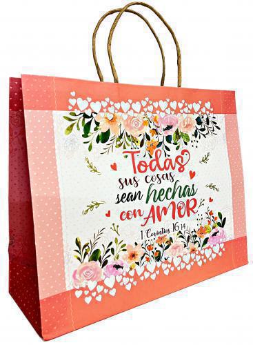 Bolsa Para Regalo, Tamaño Mediano, Hechas Con Amor