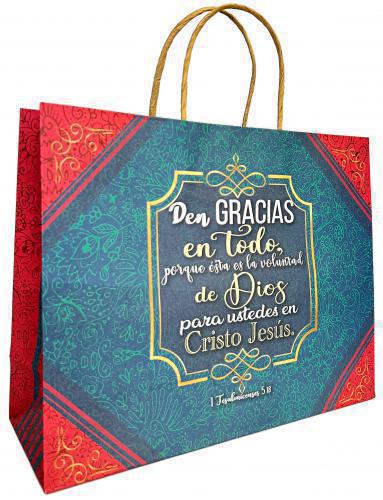 Bolsa Para Regalo, Tamaño Mediano, Den Gracias