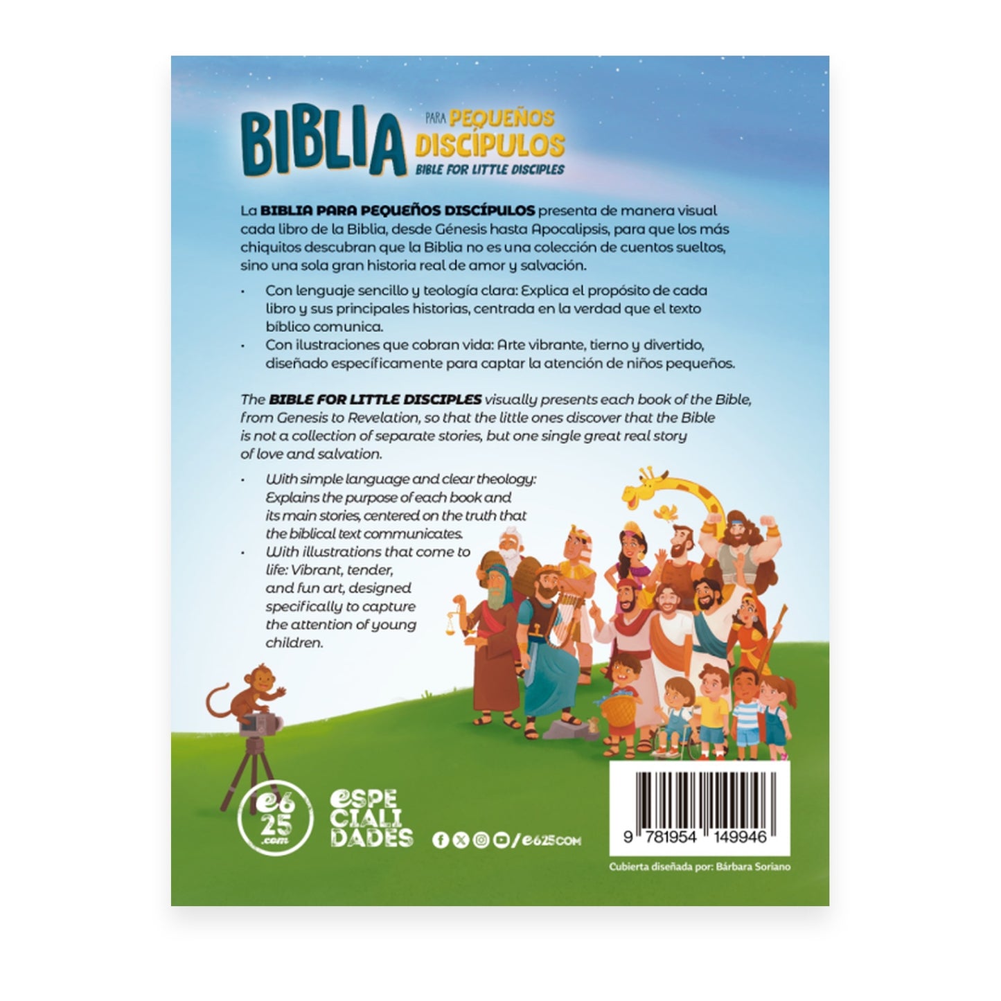 Biblia Para Pequeños Discípulos (bilingues) por Lucas Leys