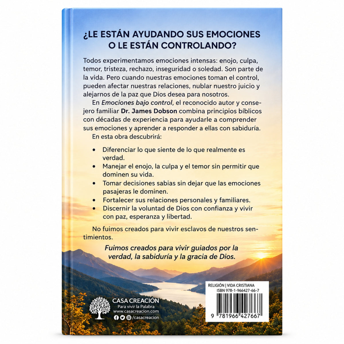 Emociones bajo control por Dr. James Dobson