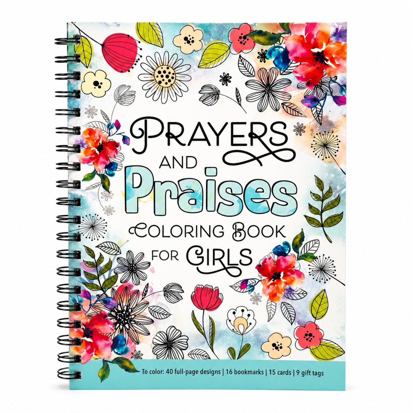Libro para Colorear Prayers and Praises for Girls