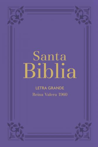 RVR1960 Bible, Imitation Leather Hand-sized with Zipper and Thumb Index, Lilac