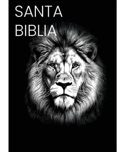 Biblia Reina Valera 1960 Compacta, León Gris, Letra Grande