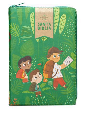 RVR1960 Imitation Leather Bible, Handy Size, Interactive, Zippered