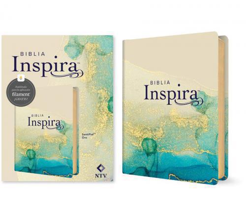 NTV Inspire Bible, Imitation Leather, Gold Design