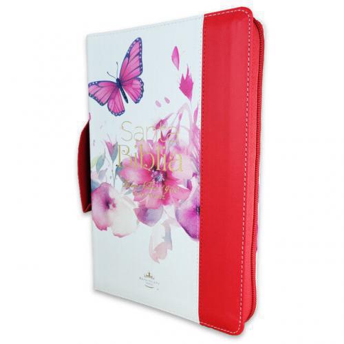 Reina Valera 1960 Bible, Imitation Leather, Manual Size With Zipper, Index