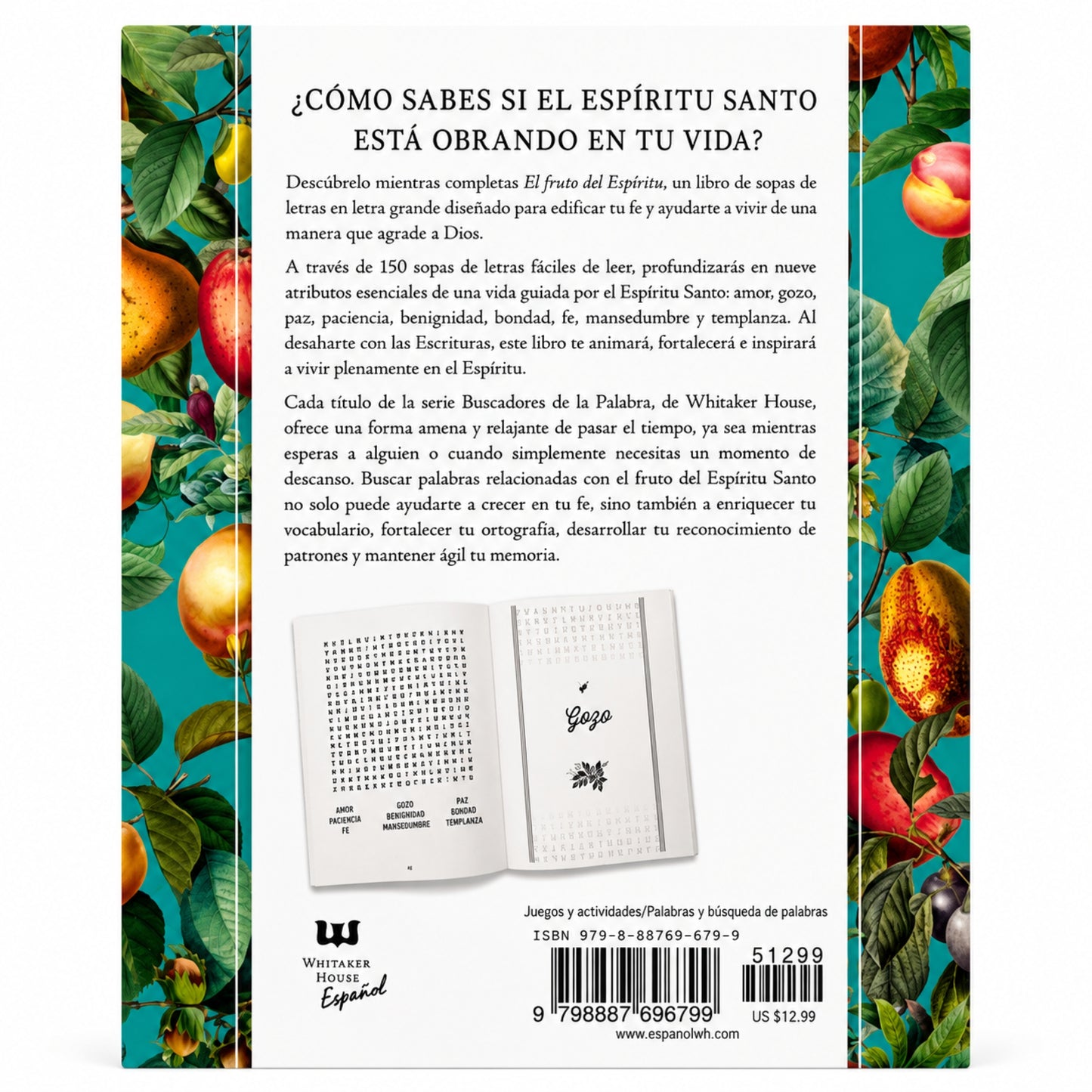Sopas de Letras: El Fruto del Espíritu – Letra Grande 150 actividades