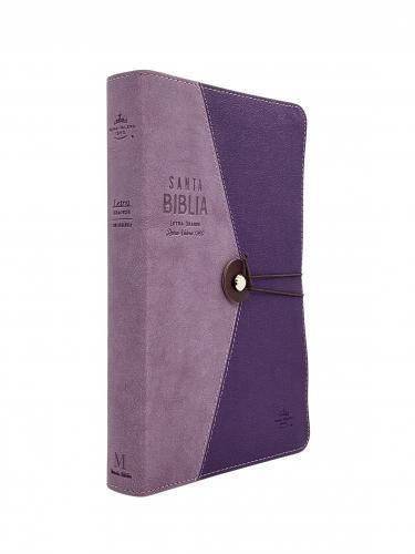 Biblia Reina-Valera 1960, Tamaño Manual Con Lazo, Lila