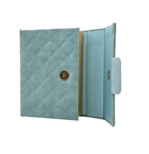 Biblia Reina-Valera 1960 Letra Grande Turquesa con Agarradera y Broche Magnético