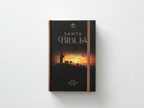 RVR1960 Bible, Hardcover, Compact Size with Elastic, Pastor