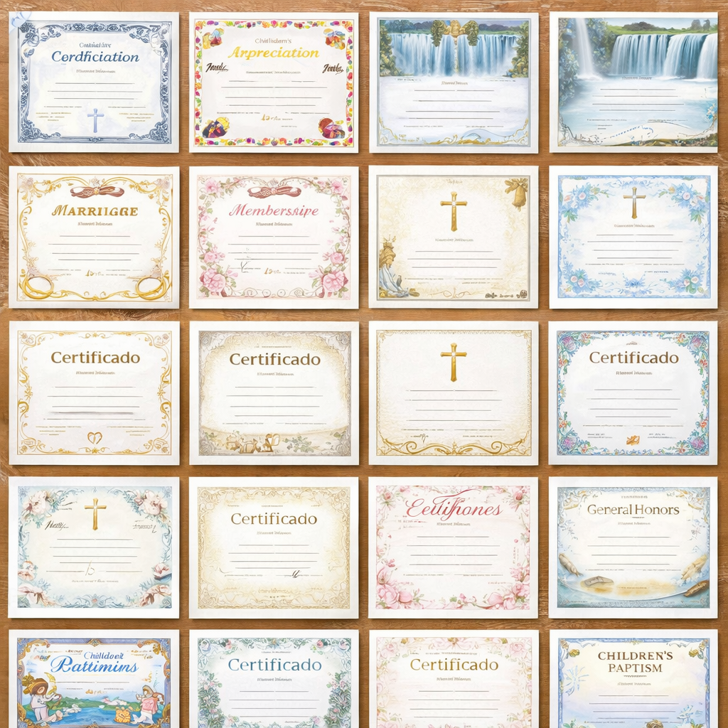Recursos de Iglesia - Certificados
