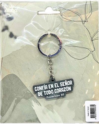 Rubber Keychain - Trust In The Lord