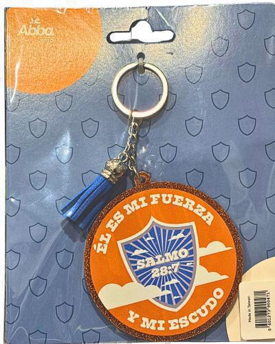Glitter Acrylic Keychain - He Is My Strength