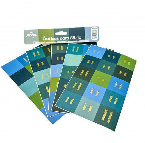Indices para Biblia; Diseño Verde