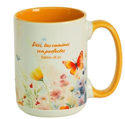 Taza de 16 onzas, Colección Confianza - “Dios, tus caminos son perfectos”