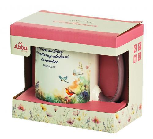 16oz pot-shaped mug, Sower Collection - "You are my God; I will exa