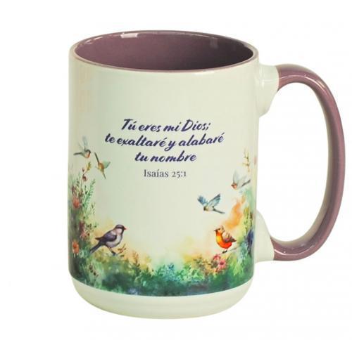 16oz pot-shaped mug, Sower Collection - "You are my God; I will exa