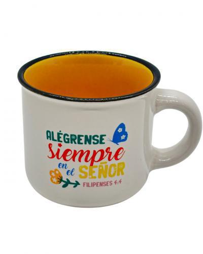 Taza Pequeñas Bendiciones, 3 onzas: Alegrense siempre en el Señor