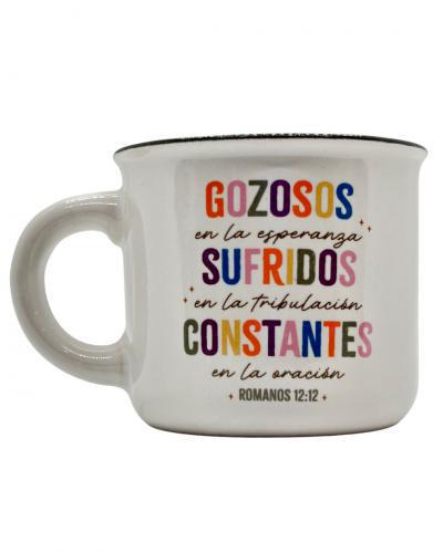 Tiny Blessings Mug, 3 oz: Joyful, Patient, and Faithful