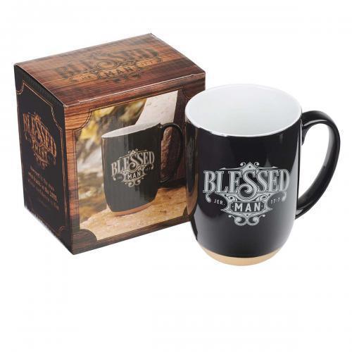"Blessed Man" Ceramic Mug Jeremiah 17:7, 15 oz