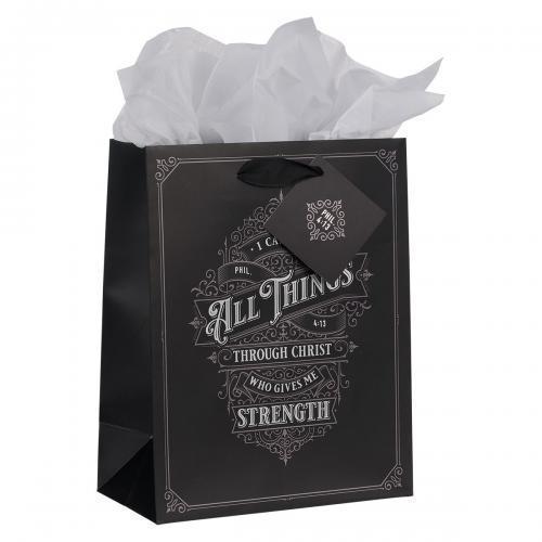Gift Bag, Medium Size Black - All Thing Fil 4:13
