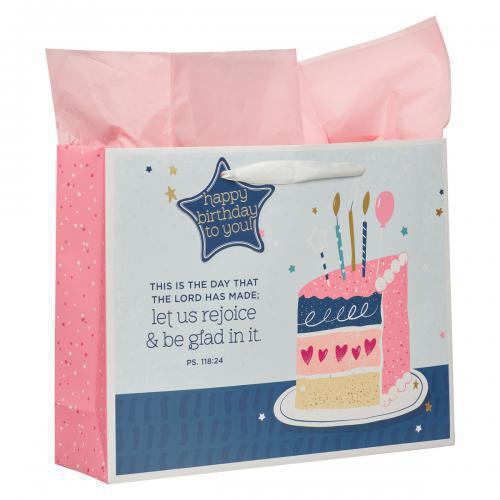 Bolsa Para Regalo, Tamaño Grande; Happy Birthday