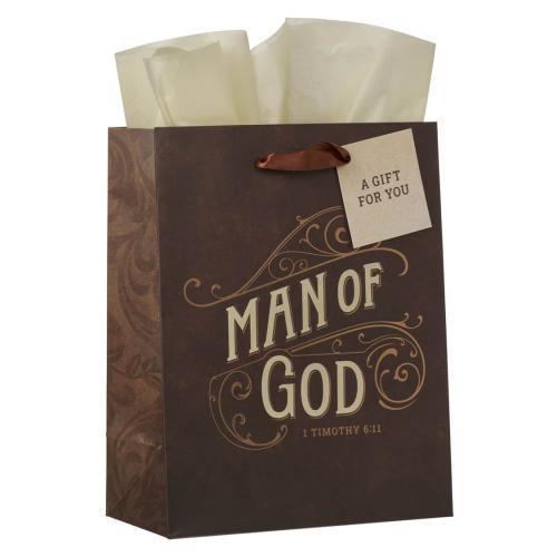 Bolsa Para Regalo Tamaño Medianoo -  Man Of God