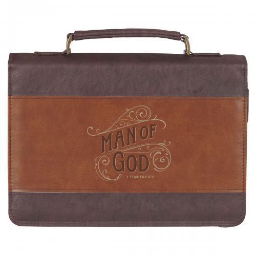Forro Para Biblia, Tamaño Grande - Man Of God