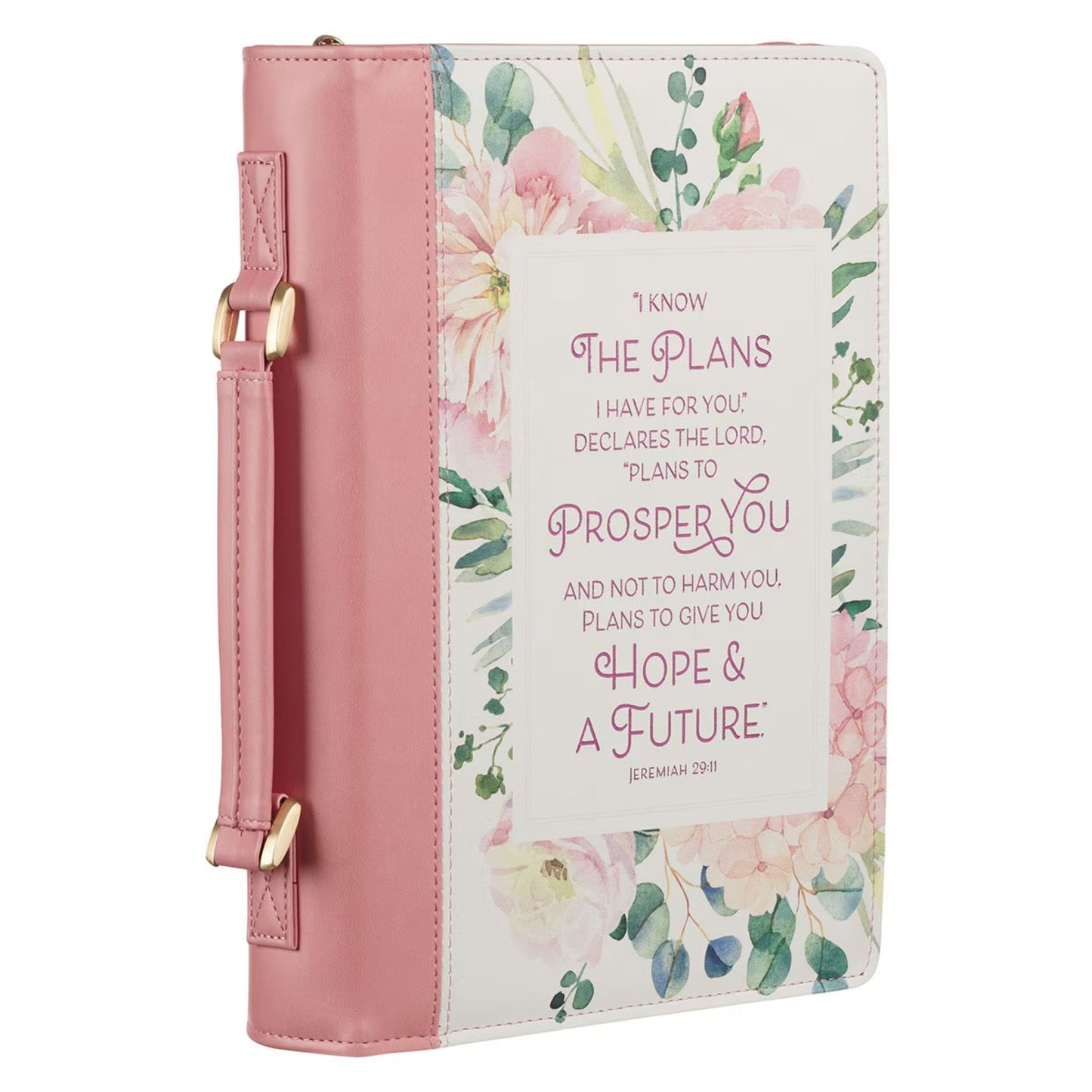 Forro para biblia Mediano - Plans Pink Bouquet