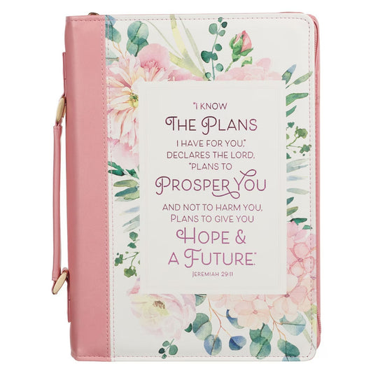 Forro para biblia Mediano - Plans Pink Bouquet