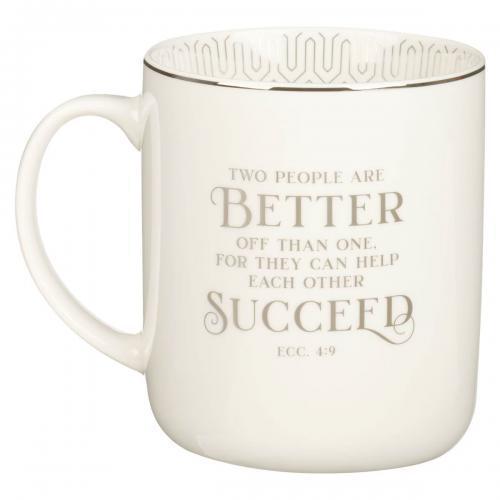 Set of 2 Mr & Mrs Mugs, White